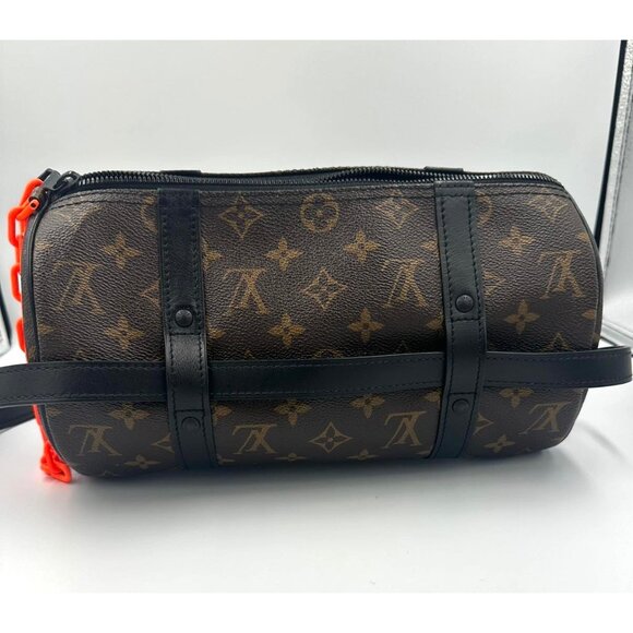 Pre-owned Louis Vuitton Monogram Solar Ray Papillon Messenger Brown Orange - Picture 3 of 12